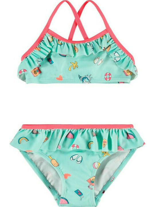 Name It Kinder Badeanzug Bikini Hellblau