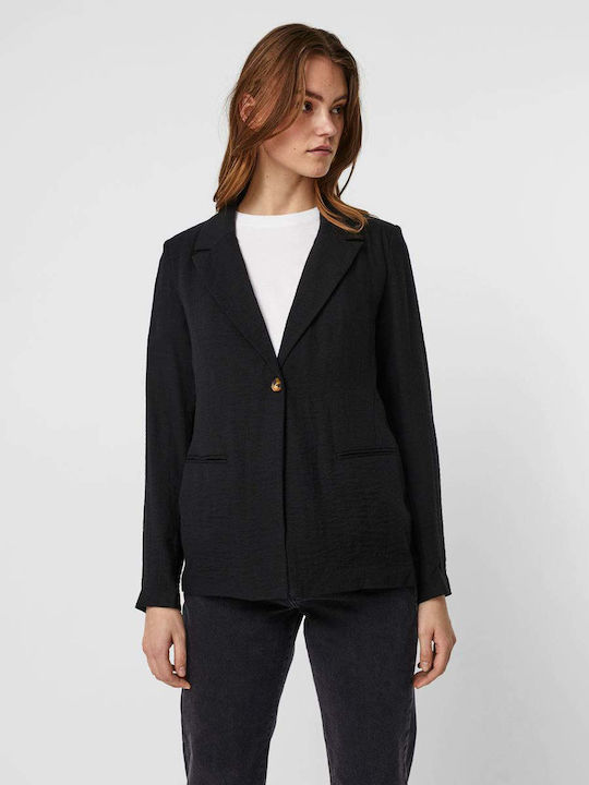 Vero Moda Γυναικείο Σακάκι Μαύρο