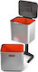Joseph Joseph Waste Bin Recycling made of Stainless Steel Silver 60lt 1pcs