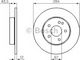 Bosch Brake Discs Front 2pcs for Mercedes-Benz C Class