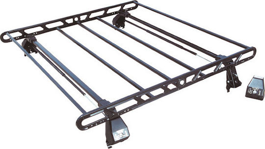 Hermes SGS1 Metallic Car Roof Rack for Honda CR-V 5D 2007-2011 (Set with Legs and Locks)