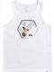 Kids' Shirt Sleeveless White Fading Out