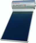 Sole Eurostar 120-1T-200 Inox Ηλιακός Θερμοσίφωνας 120 λίτρων Glass Διπλής Ενέργειας με 2τ.μ. Συλλέκτη