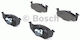 Bosch Brake Pad Front 4pcs for Seat Arosa Skoda Fabia Volkswagen Fox / Lupo / Polo
