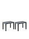 Bench Outdoor Plastic 60x38.5x45cm
