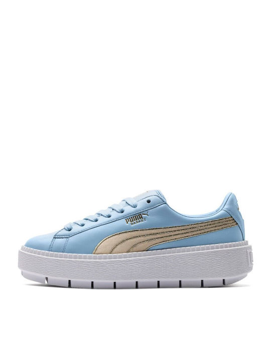 PUMA Платформени Сникърси Светлосини