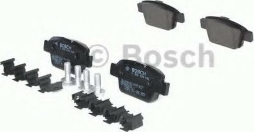 Bosch Σετ Τακάκια Πίσω 4τμχ για Fiat Multipla / Stilo