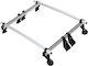 La Prealpina Aluminum Car Roof Bar Calypso for Mitsubishi L200 3D Set with Roof Rack Legs Silver