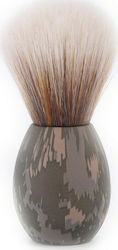 Yaqi Shaving Bunny Tuxedo Shaving Brush with Synthetic Hair Bristles 19mm Brown