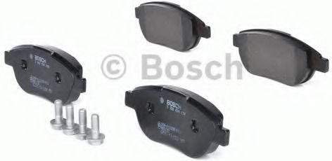 Bosch Brake Pad Front 4pcs for Citroen Berlingo / C3 / C4 / Xsara Peugeot 1007 / 206 / 207 / 307