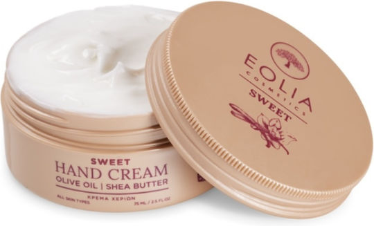 Eolia Cosmetics Vanilla Ενυδατική Κρέμα για Σκασμένα Χέρια 75ml