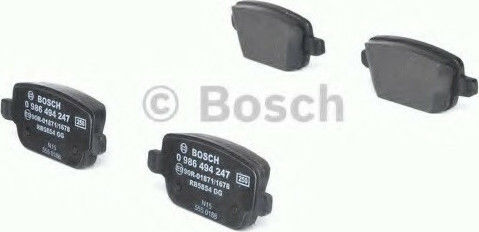 Bosch Brake Pad Front 4pcs for Ford Focus / Galaxy / Mondeo / S-Max Volvo S80 / V70 / XC 70