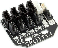 Aqua Computer Splitty4 Fan Hub Μαύρο