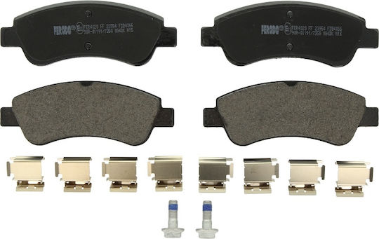 Ferodo Σετ Τακάκια Εμπρός 4τμχ για Citroen C-Elysee / C2 / C3 / C3 Aircross / C3 Picasso / C4 / C4 Cactus / Xsara