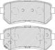 Ferodo Brake Pad Rear 4pcs for Hyundai i20 / i30 / iX35 / ix20 Kia Sportage