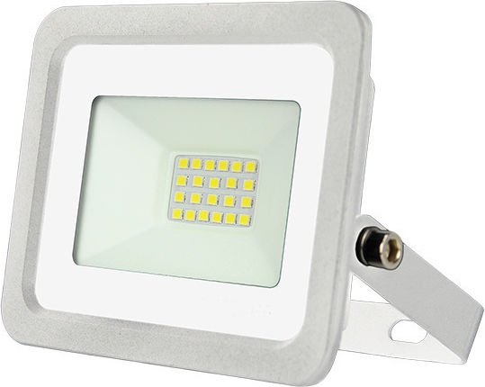Lucas Στεγανός Προβολέας LED 20W Ψυχρό Λευκό 6400K IP66