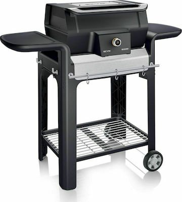 Severin SEVO GTS Mit Beinen Elektrischer Grill Grill 3000W mit Abdeckung und einstellbarem Thermostat 41.5cmx31.5cmcm