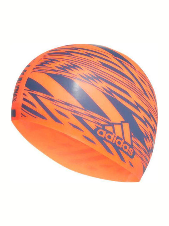 adidas Graphic Σκουφάκι Κολύμβησης Ενηλίκων Πορτοκαλί adidas Graphic Σκουφάκι Κολύμβησης Ενηλίκων Πορτοκαλί