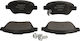 Delphi Brake Pad Front 4pcs for Fiat Doblo Opel Adam