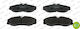 Ferodo Brake Pad Front 4pcs for Ford Maverick Nissan Serena