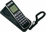 OHO-306 Telefon fix Μοntabil pe perete Negru OHO-306