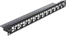 DeLock Panou De Patch Keystone Pentru Rack 1U 19"