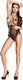 Me-Seduce Ginette Body Sexy Bodysuit Black