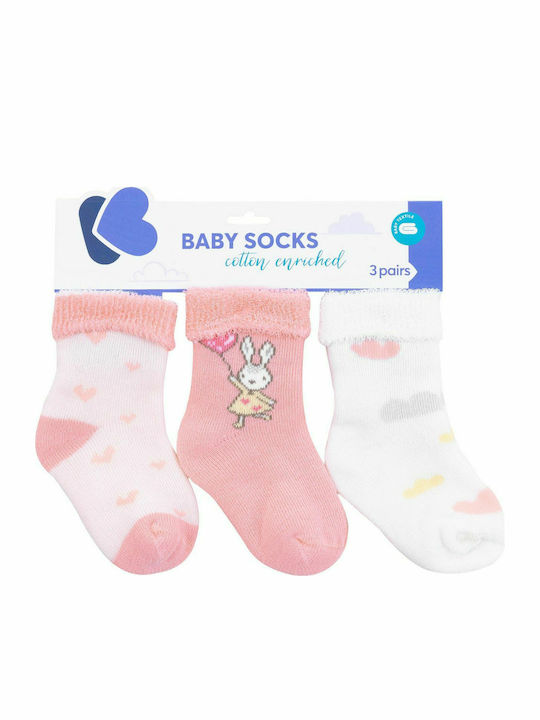 Kikka Boo Kinder Söckchen Rabbits In Love Rosa 3 Paar