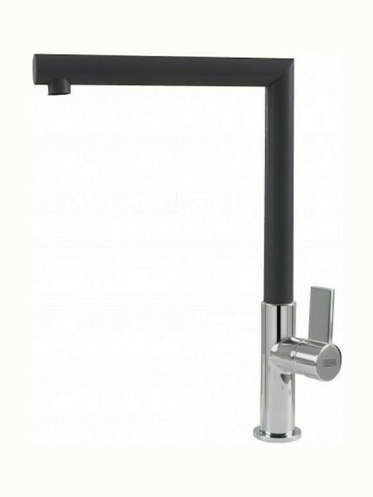 Elleci Ares Tall Kitchen Faucet Counter Nero