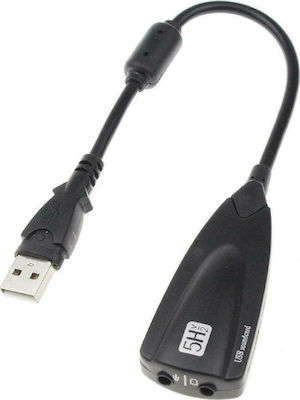 Powertech ST16 Εξωτερική USB Κάρτα Ήχου 7.1