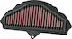 K&N Motorcycle Air Filter for Kawasaki Ninja ZX - 10 R 2008-2010 KN-KA1008