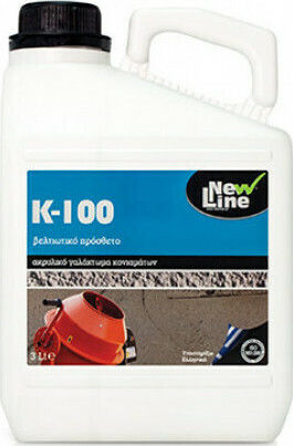 New Line Aditiv Acrilic Emulsie K-100 Îmbunătățitor de mortar 1lt 1lt 90019