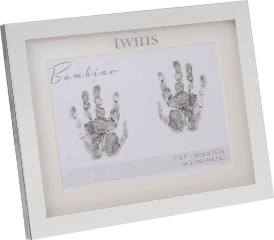 Bambino Mio Amprentă Suvenir Twins din Argint