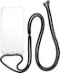 Shockproof Umschlag Rückseite Silikon 1mm mit Band Transparent (iPhone 12 Pro Max) EDA00829403B
