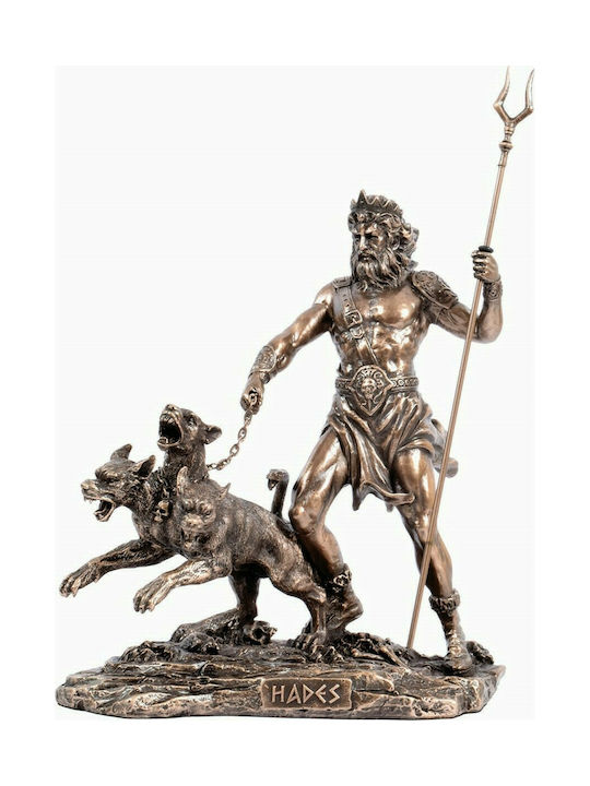 Hades statue (Electrolysis bronze Veronese 20cm x 17.5cm)