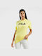 Fila Eagle Damen Sportlich T-shirt Gelb