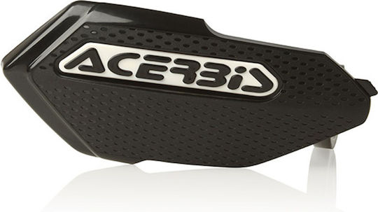 Acerbis Motorcycle Protective Hand Guards X-Elite Universal Black Handguards in Black Colour