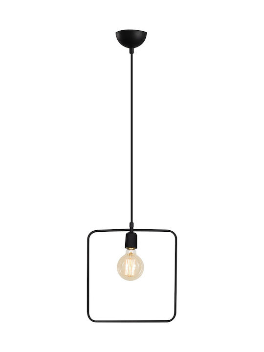 HomeMarkt Pendant Light Suspension for Socket E27 Black