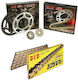 DID Chain & Sprocket Kit Golden (16-43-525VX/GB) for Honda CB 600F Hornet 2007-2013