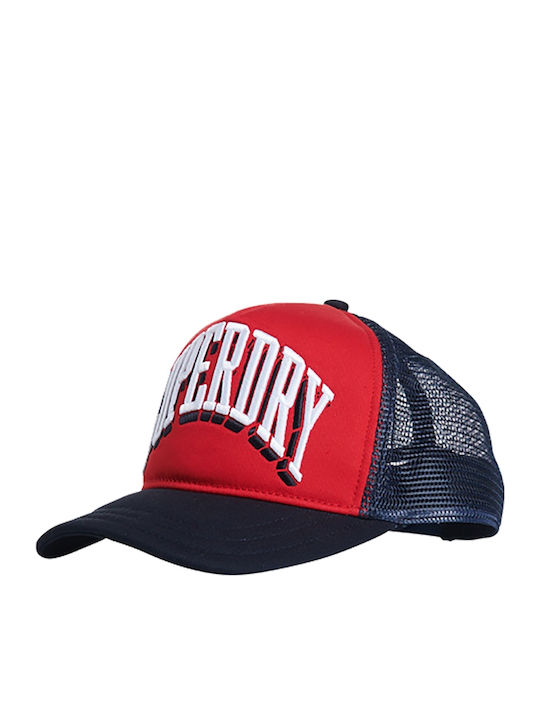 Мъжки Jockey с мрежа Червено Varsity / Черно