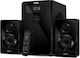 Sven Sound System 2.1 MS-2250 SV-016722 80W with Digital Media Player and Bluetooth Black