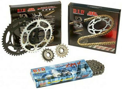 DID Chain & Sprocket Kit (16-43-530ZVM-X) for Honda CBF 1000 2006-2010