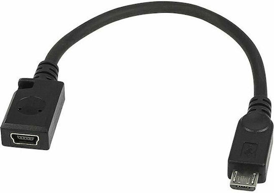 DM Pro Μετατροπέας micro USB male σε mini USB female 1τμχ DM-840