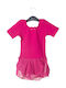 Godance Kids Bodysuit με Φούστα Fuchsia