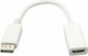 Blow Μετατροπέας DisplayPort male σε HDMI female Λευκό 1τμχ DM-155