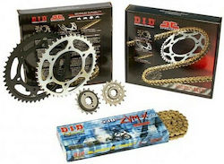 DID Chain & Sprocket Kit Golden (17-40-530ZVMX) for Suzuki GSX-R 1300 Hayabusa 2002-2007