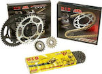 DID Chain & Sprocket Kit (16-42-525VX) for Honda CBF 600 2008-2012