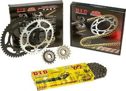 DID Chain & Sprocket Kit (13-41-520VX) for Honda NX 250 1988-1993