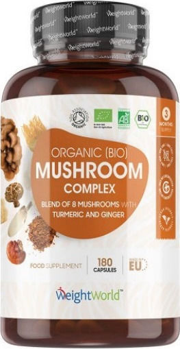 WeightWorld Organic Mushroom Complex 180 κάψουλες