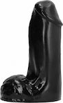 All Black Analdildo Schwarz 13cm AB41